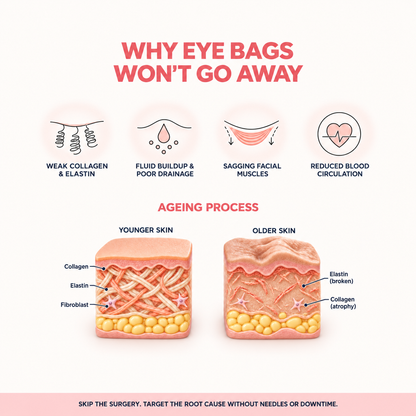 ReLumen® 2-in-1 Red Light Therapy + EMS To Erase Eye Bags