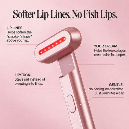LumaLift™ Red Light Therapy Wand To Erase Smoker’s Lines