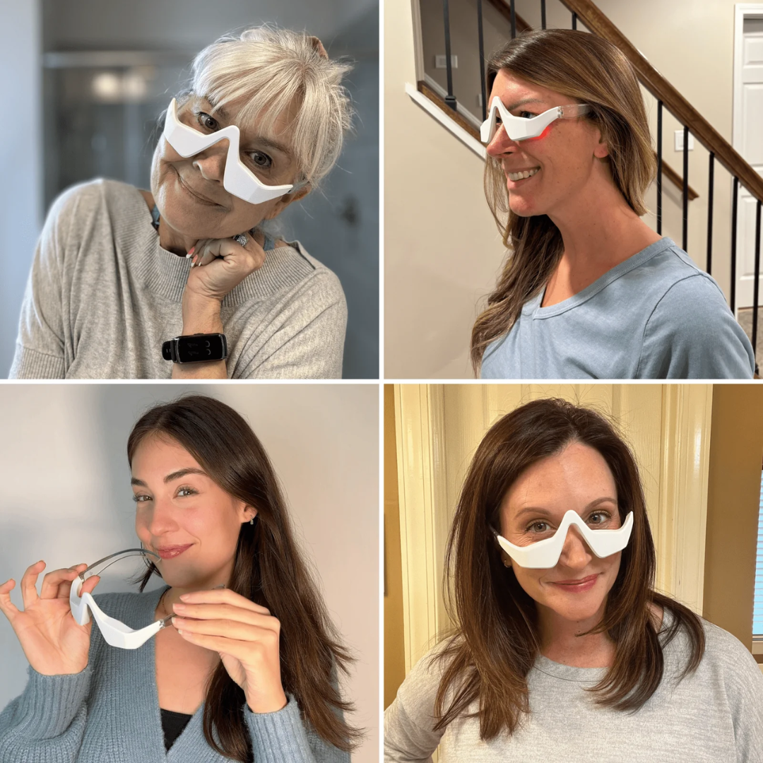 ReLumen® 2-in-1 Red Light Therapy + EMS To Erase Eye Bags