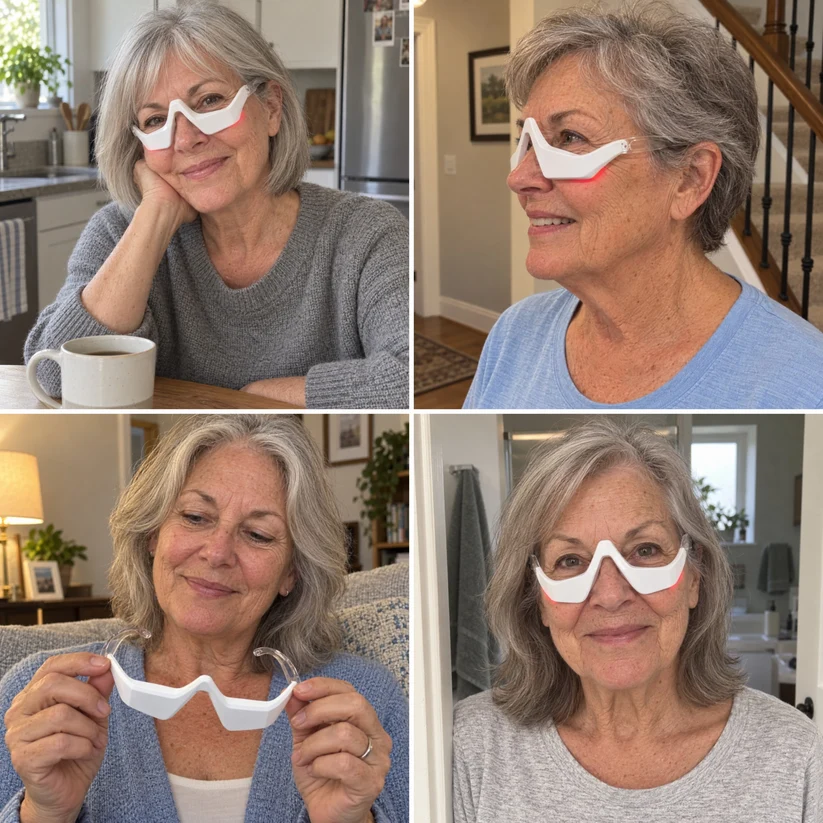 ReLumen® 2-in-1 Red Light Therapy + EMS To Erase Eye Bags