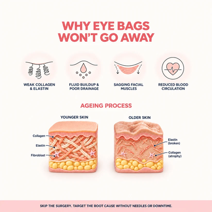 ReLumen® 2-in-1 Red Light Therapy + EMS To Erase Eye Bags
